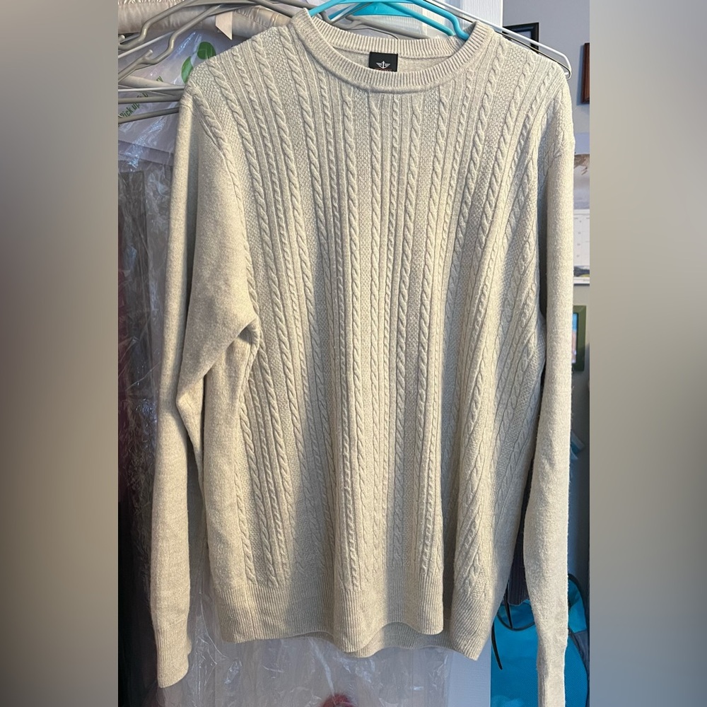 Dockers White sweater